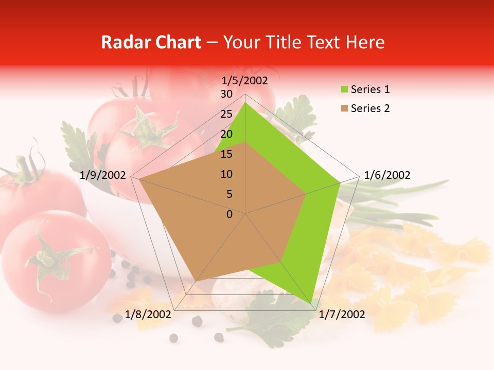 Red Food Isolated PowerPoint Template