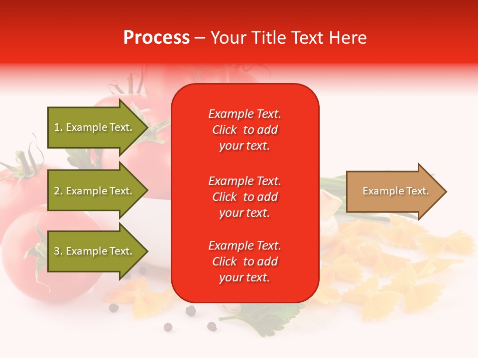 Red Food Isolated PowerPoint Template
