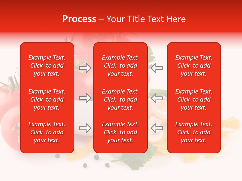 Red Food Isolated PowerPoint Template