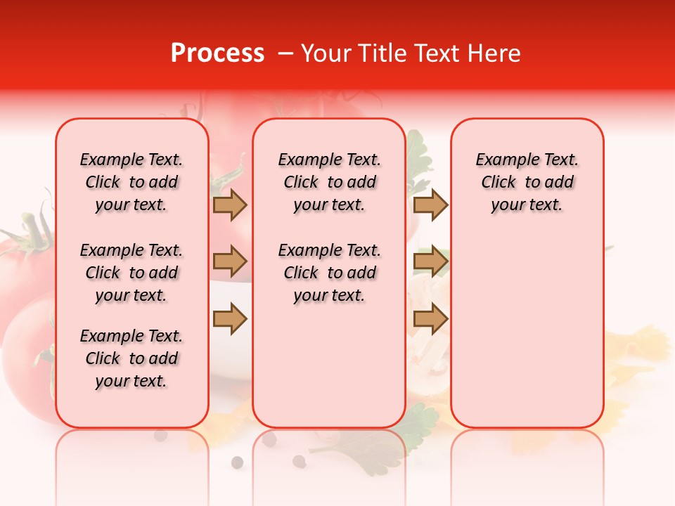 Red Food Isolated PowerPoint Template