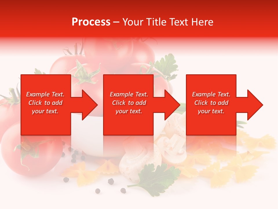 Red Food Isolated PowerPoint Template