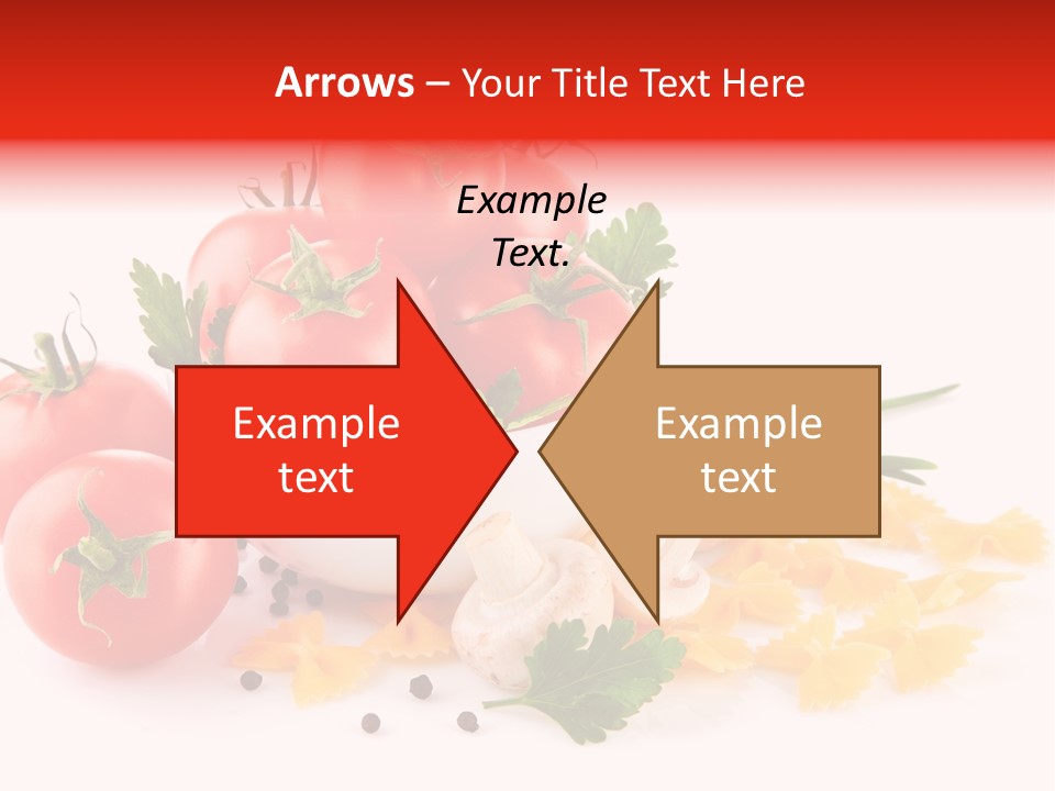 Red Food Isolated PowerPoint Template