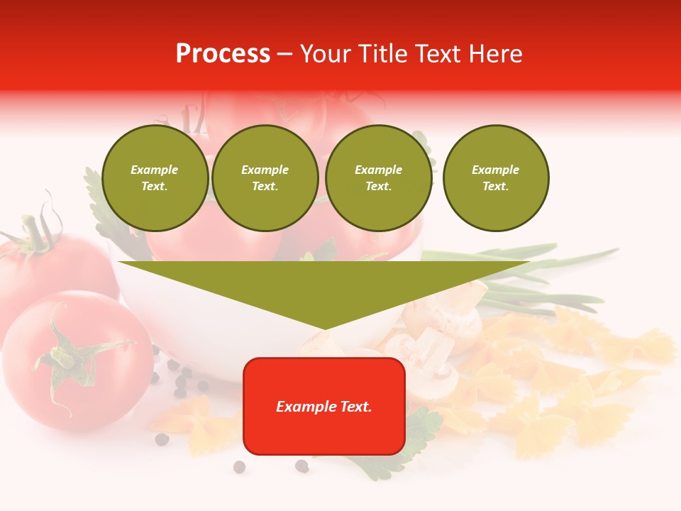 Red Food Isolated PowerPoint Template