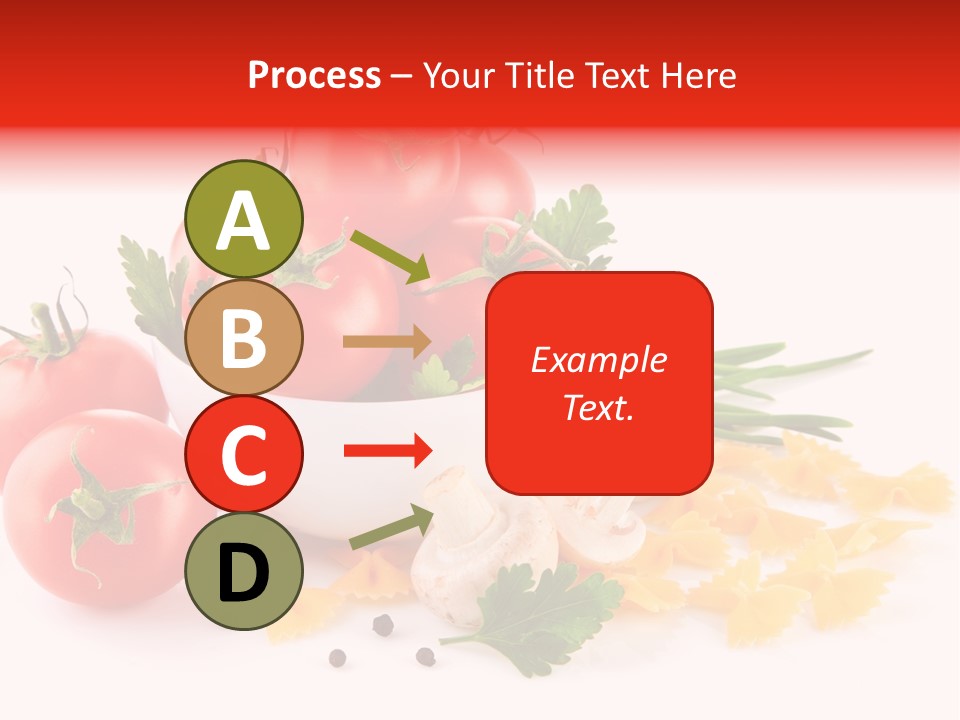 Red Food Isolated PowerPoint Template