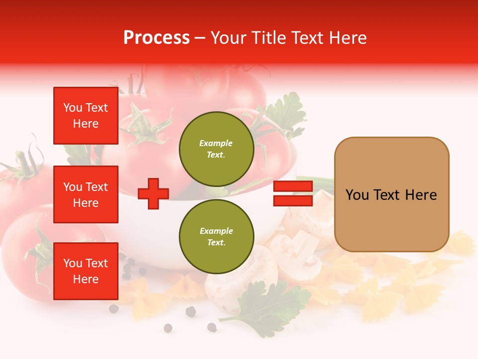 Red Food Isolated PowerPoint Template