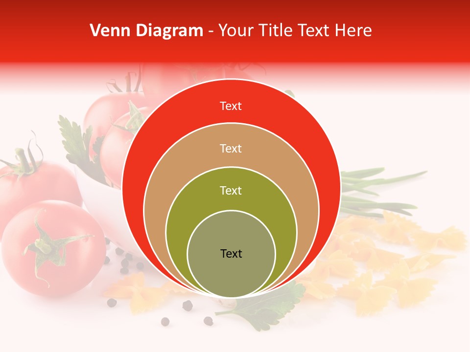 Red Food Isolated PowerPoint Template