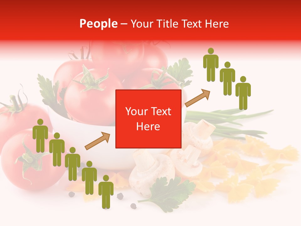 Red Food Isolated PowerPoint Template