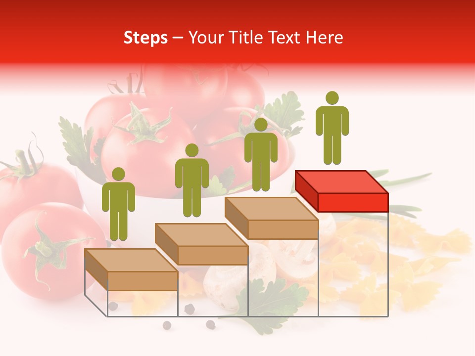 Red Food Isolated PowerPoint Template