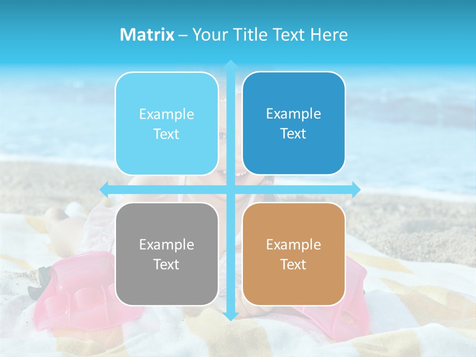 Snorkeling Beauty Girl PowerPoint Template