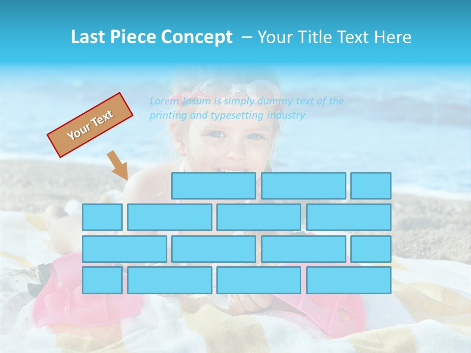 Snorkeling Beauty Girl PowerPoint Template