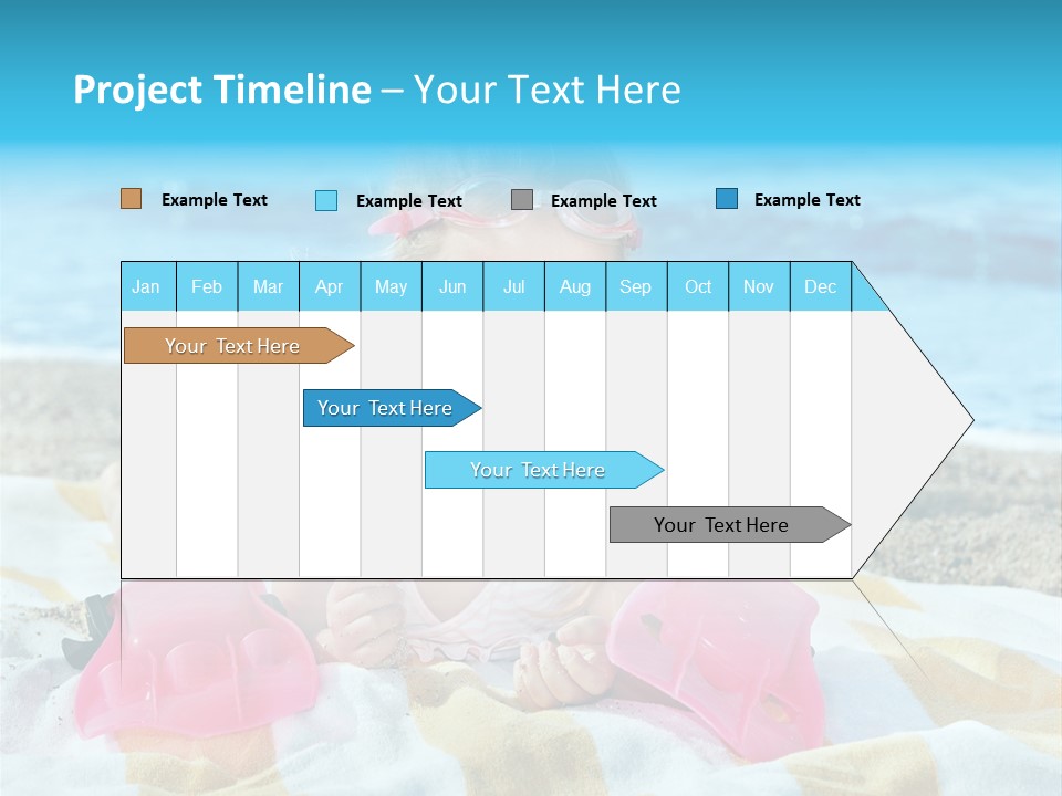 Snorkeling Beauty Girl PowerPoint Template