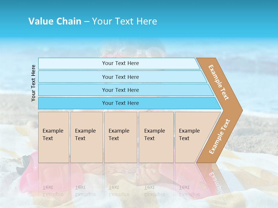 Snorkeling Beauty Girl PowerPoint Template