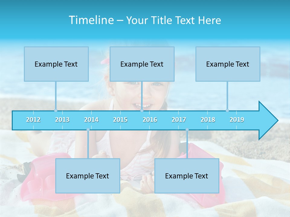 Snorkeling Beauty Girl PowerPoint Template