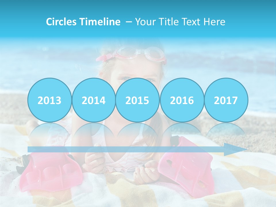 Snorkeling Beauty Girl PowerPoint Template