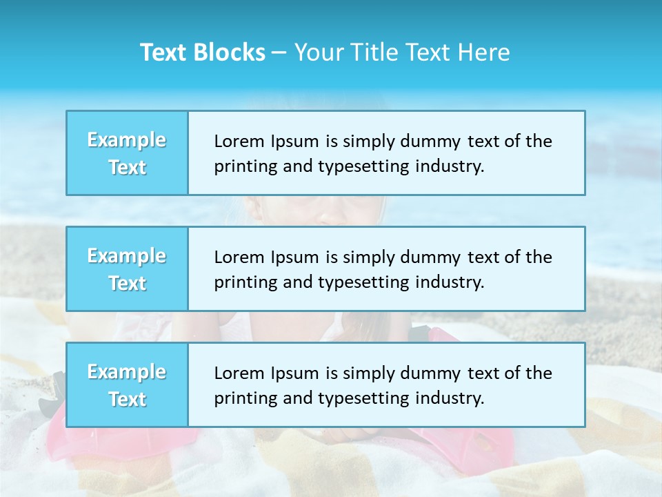 Snorkeling Beauty Girl PowerPoint Template