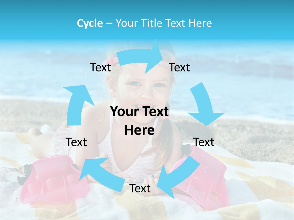 Snorkeling Beauty Girl PowerPoint Template