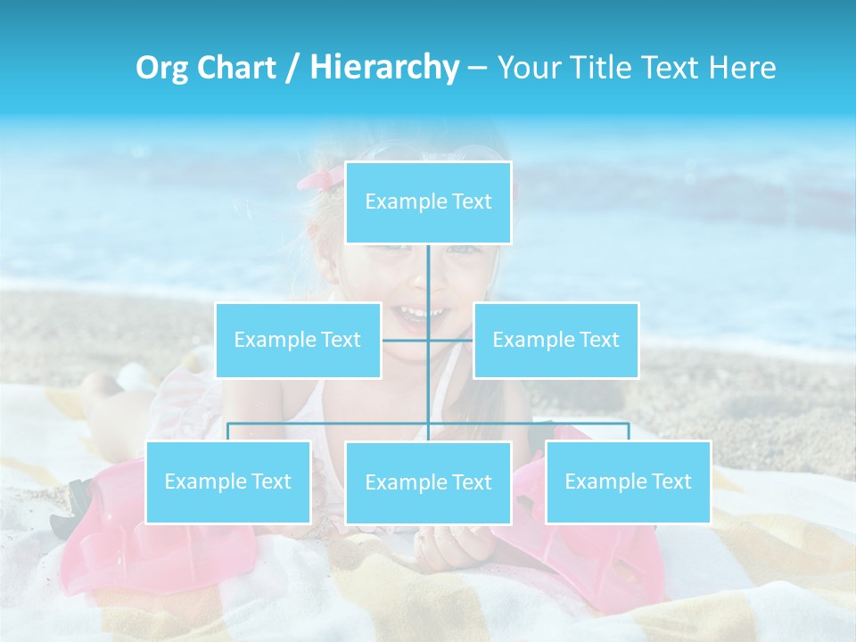 Snorkeling Beauty Girl PowerPoint Template