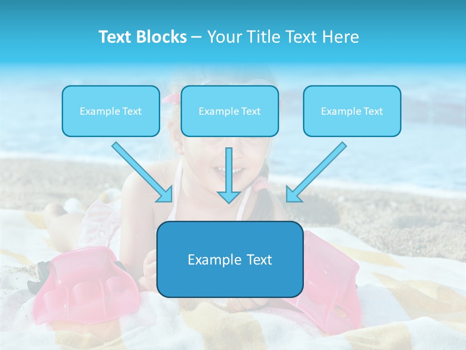 Snorkeling Beauty Girl PowerPoint Template