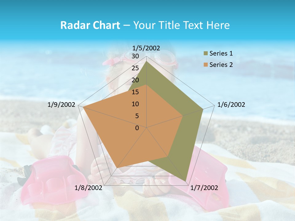 Snorkeling Beauty Girl PowerPoint Template