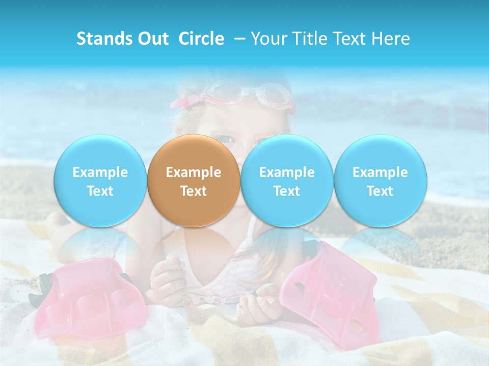 Snorkeling Beauty Girl PowerPoint Template