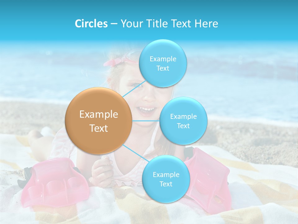 Snorkeling Beauty Girl PowerPoint Template