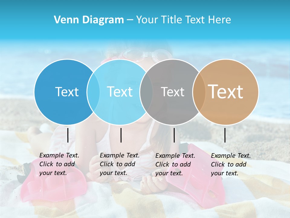 Snorkeling Beauty Girl PowerPoint Template