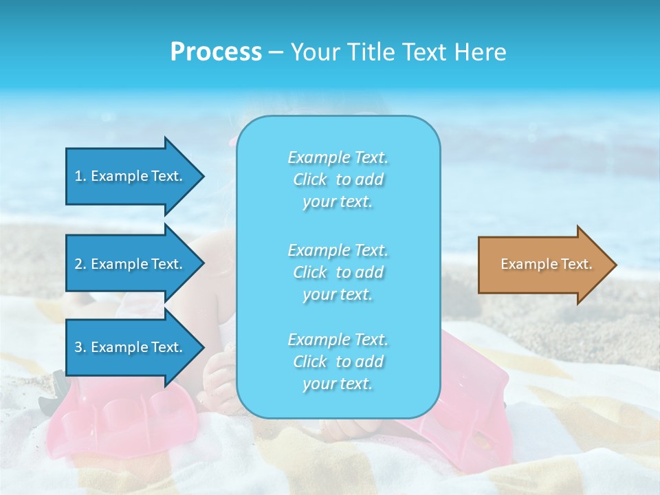 Snorkeling Beauty Girl PowerPoint Template