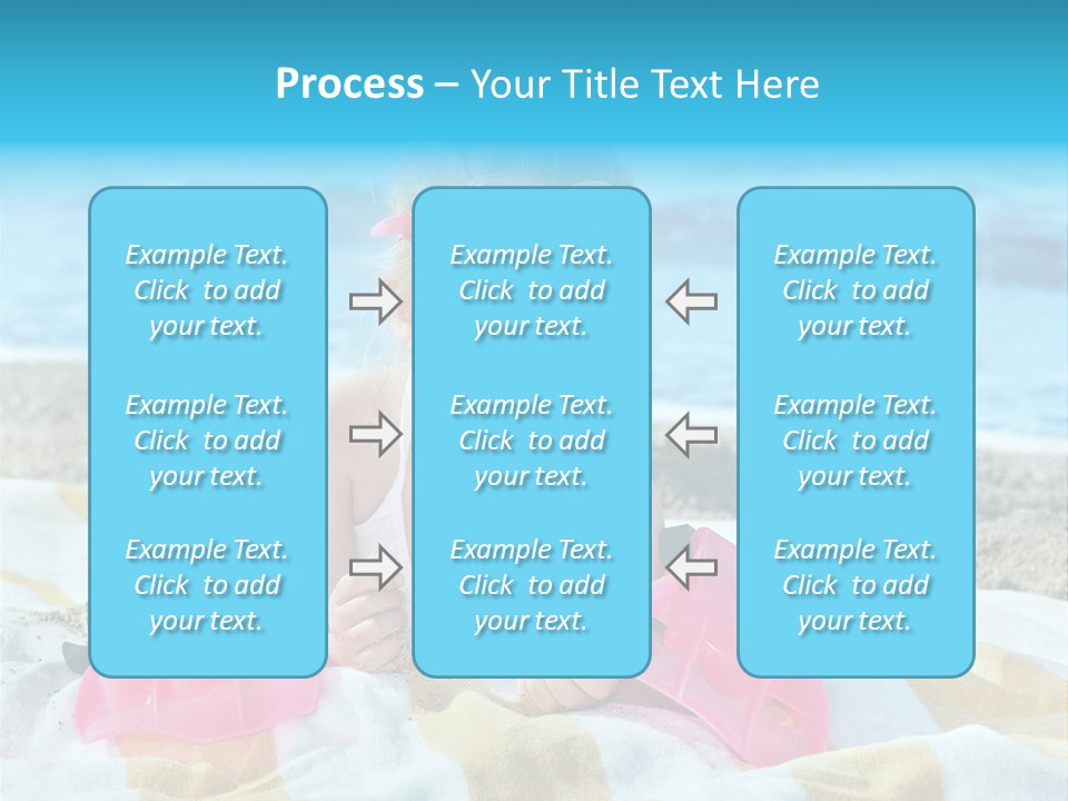 Snorkeling Beauty Girl PowerPoint Template