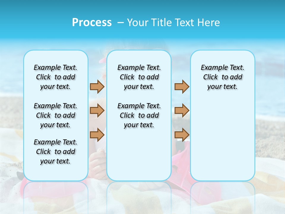 Snorkeling Beauty Girl PowerPoint Template
