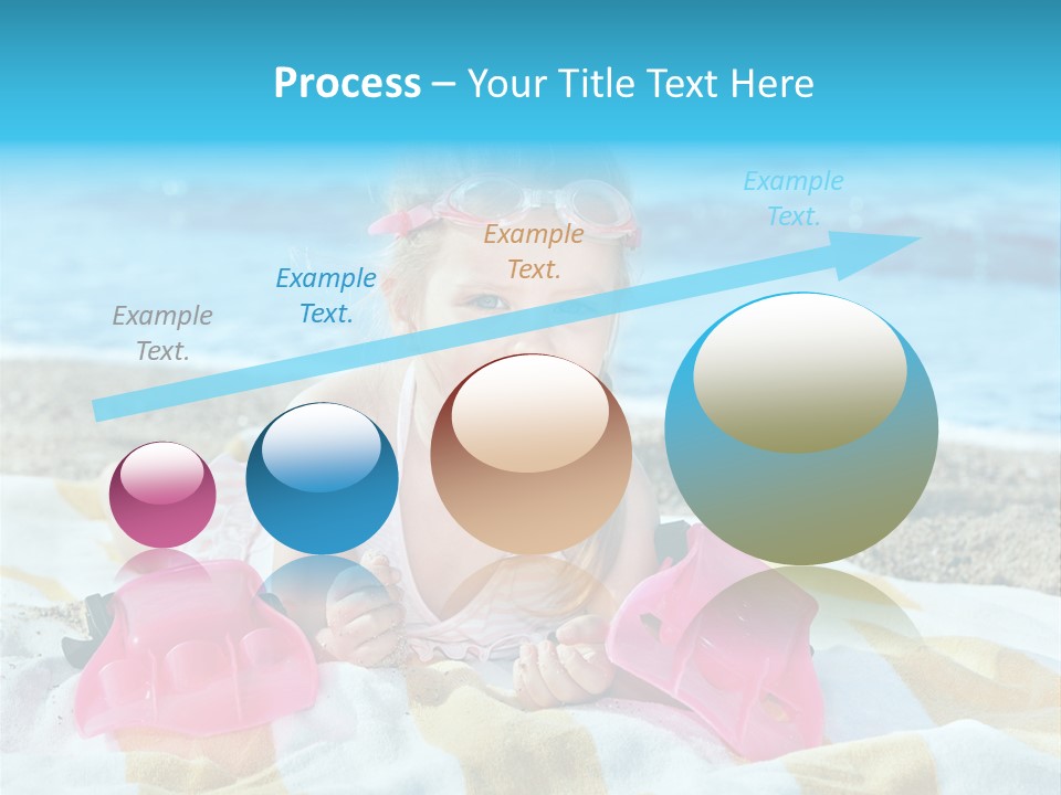 Snorkeling Beauty Girl PowerPoint Template