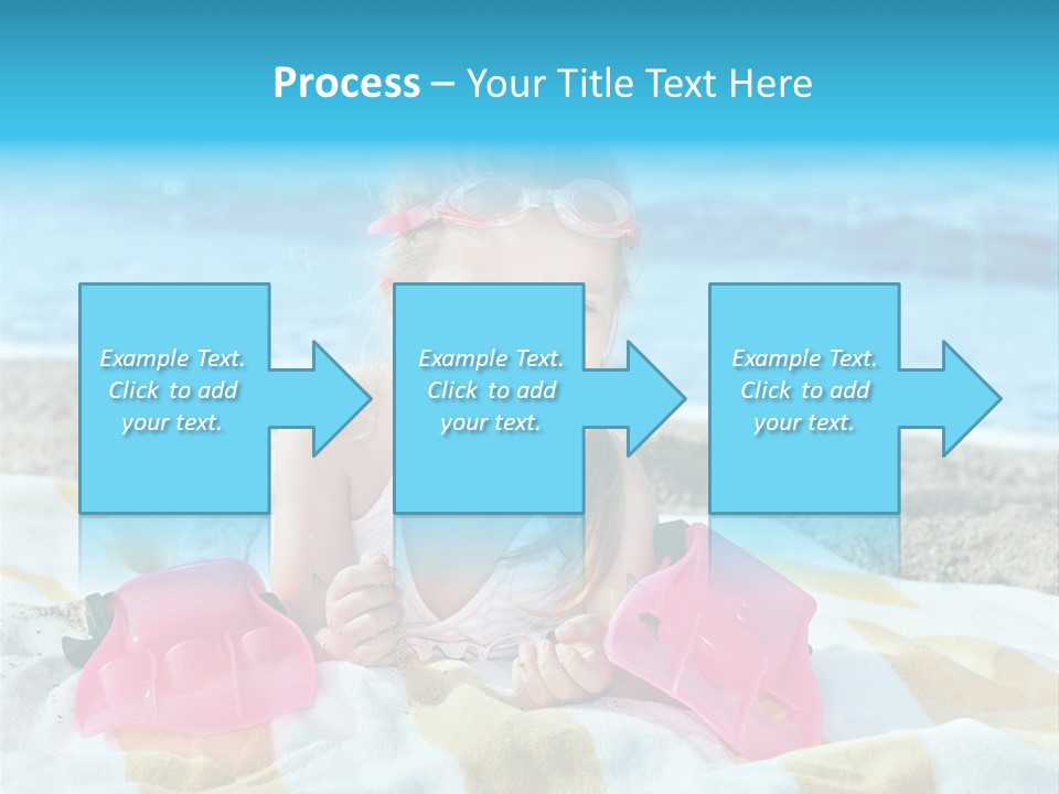 Snorkeling Beauty Girl PowerPoint Template