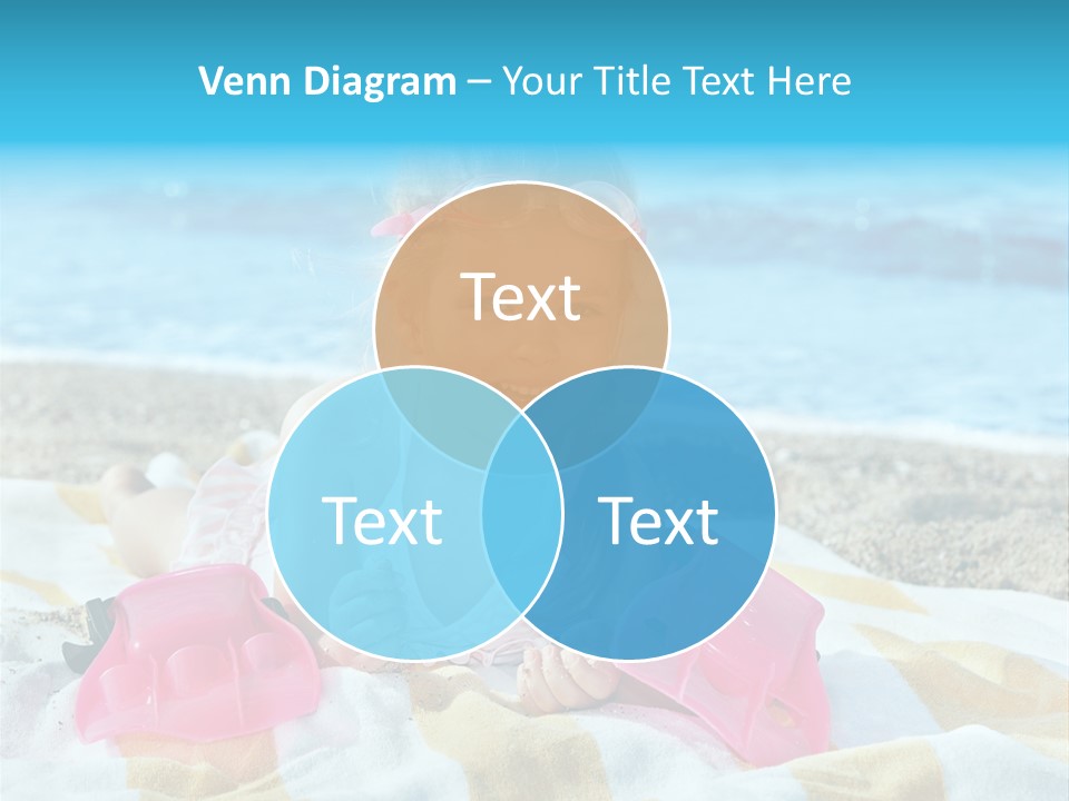 Snorkeling Beauty Girl PowerPoint Template