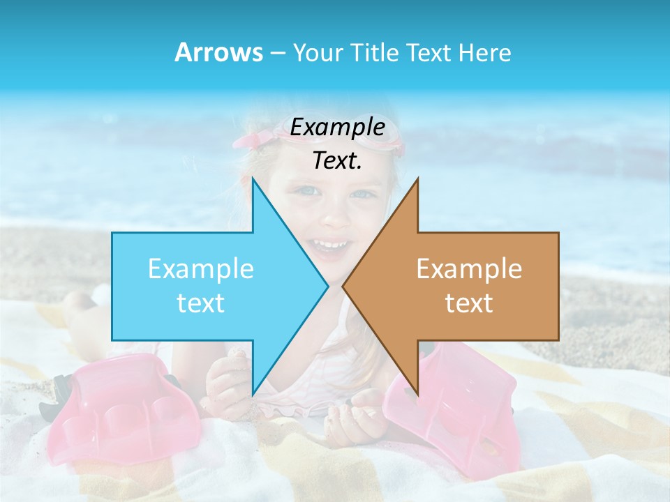 Snorkeling Beauty Girl PowerPoint Template