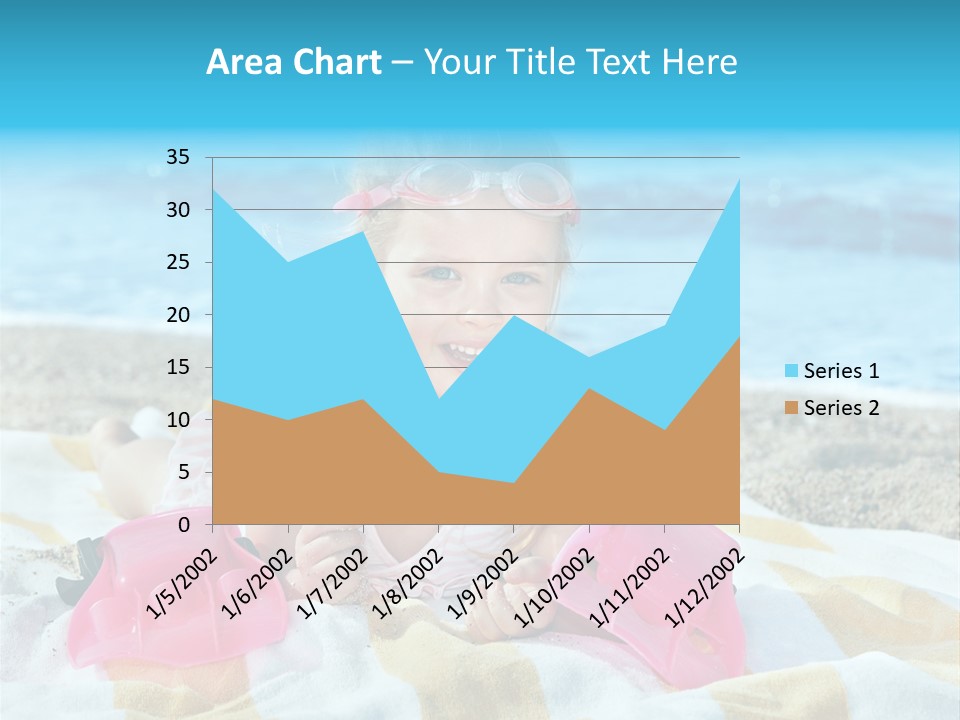 Snorkeling Beauty Girl PowerPoint Template