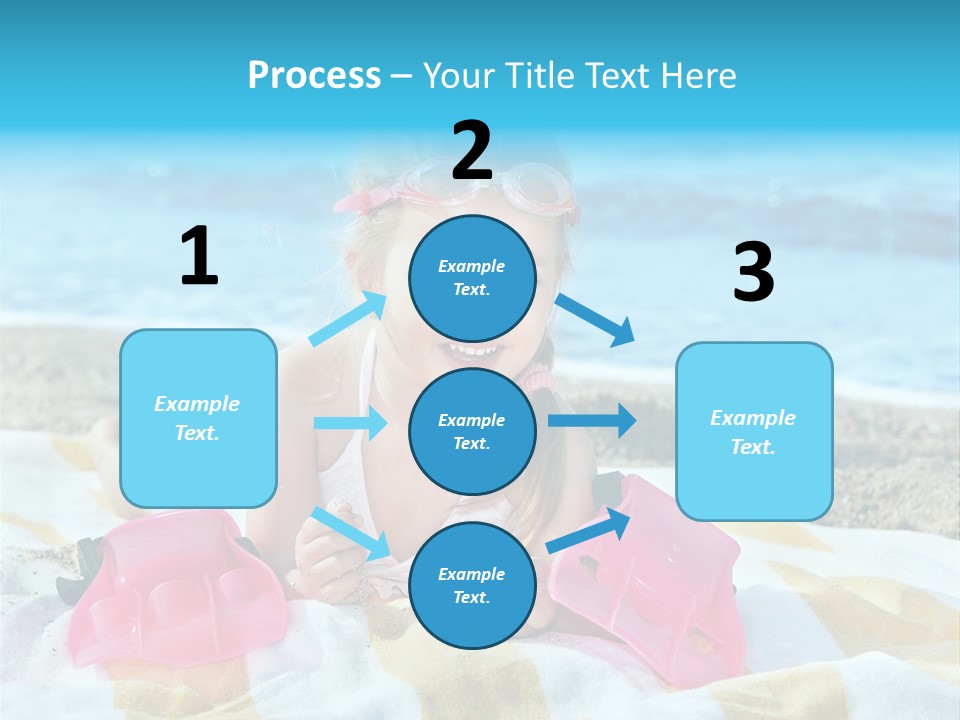 Snorkeling Beauty Girl PowerPoint Template