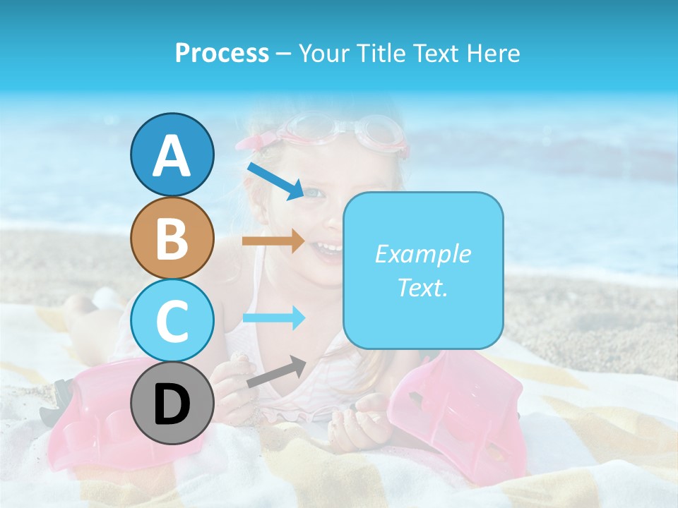 Snorkeling Beauty Girl PowerPoint Template