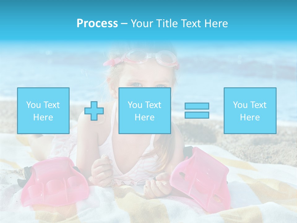 Snorkeling Beauty Girl PowerPoint Template