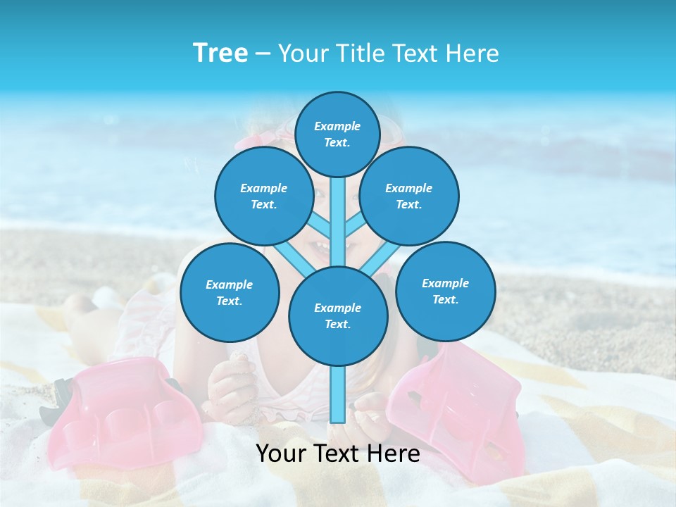 Snorkeling Beauty Girl PowerPoint Template