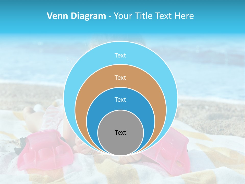 Snorkeling Beauty Girl PowerPoint Template