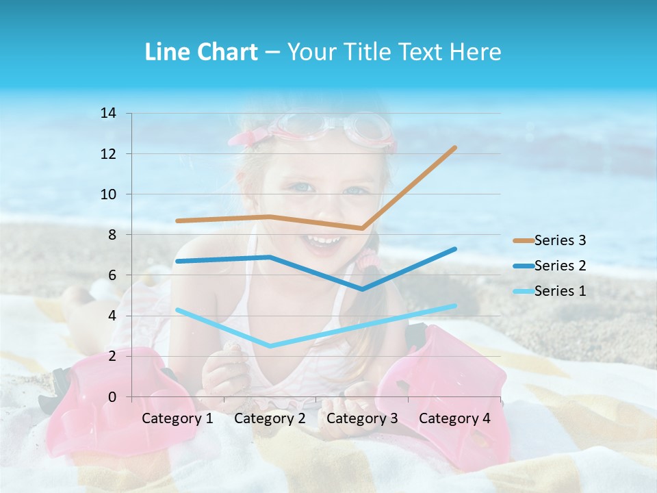 Snorkeling Beauty Girl PowerPoint Template