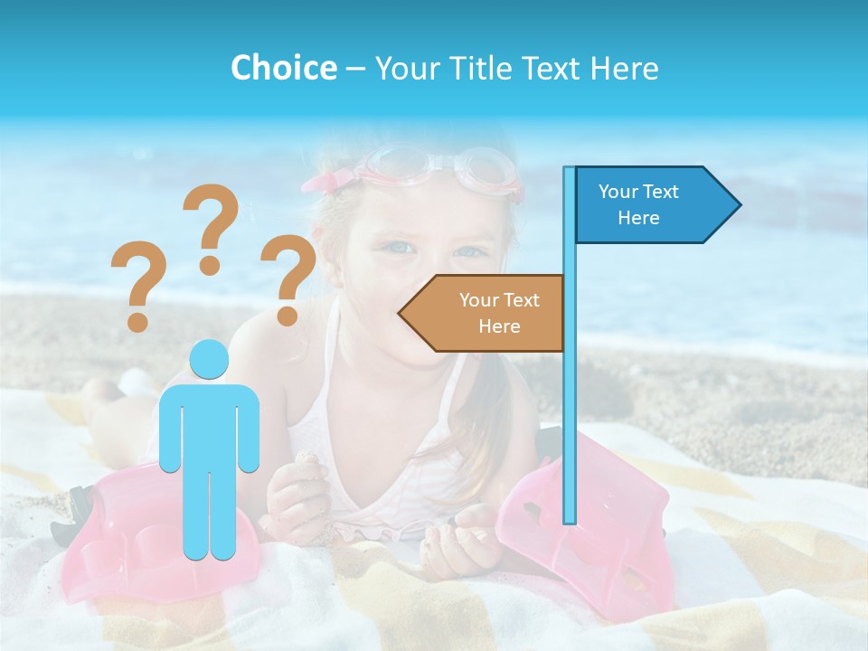 Snorkeling Beauty Girl PowerPoint Template