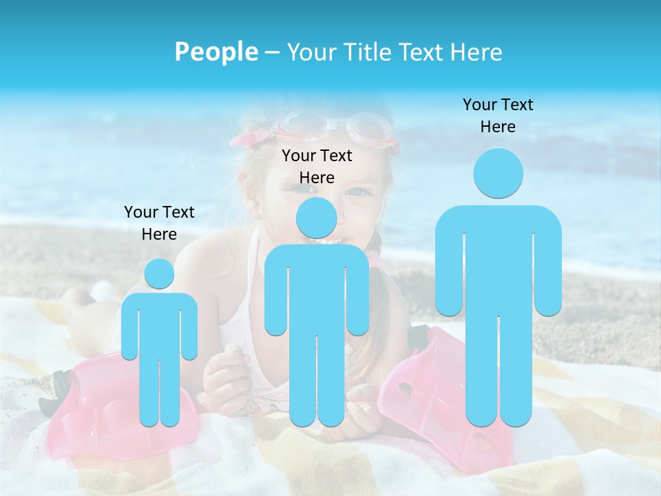 Snorkeling Beauty Girl PowerPoint Template