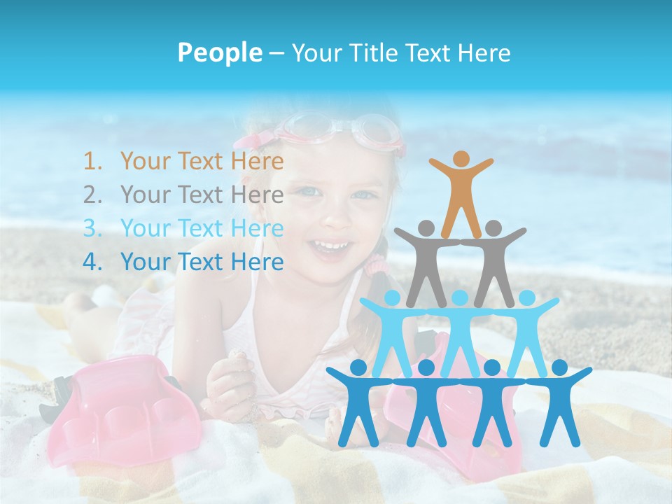 Snorkeling Beauty Girl PowerPoint Template