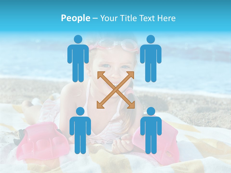 Snorkeling Beauty Girl PowerPoint Template