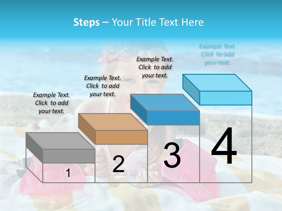 Snorkeling Beauty Girl PowerPoint Template