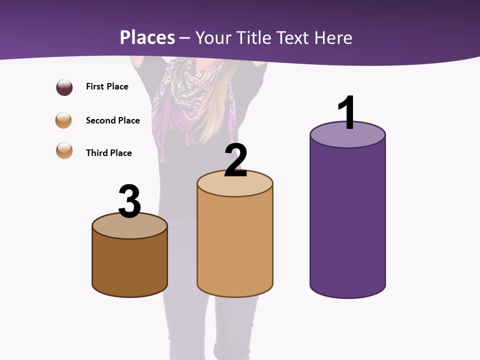 Fullbody Outstretched Excited PowerPoint Template