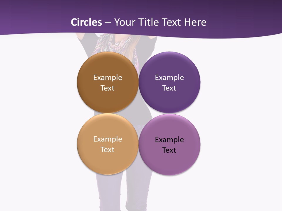 Fullbody Outstretched Excited PowerPoint Template