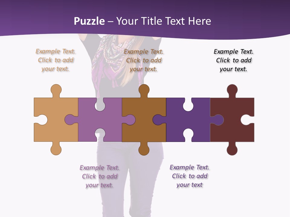 Fullbody Outstretched Excited PowerPoint Template