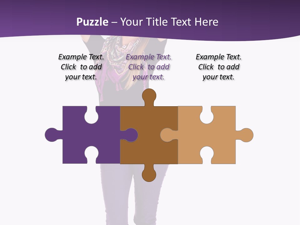 Fullbody Outstretched Excited PowerPoint Template