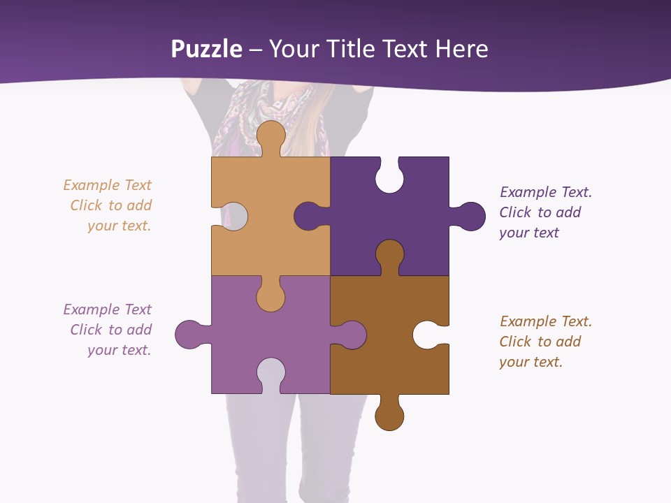 Fullbody Outstretched Excited PowerPoint Template